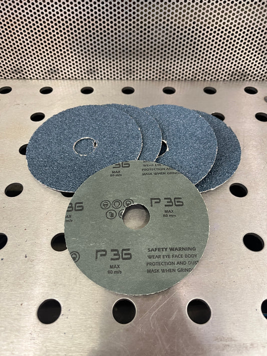 Resin Fibre Disc Alumina Ziconia 4 1/2" x 7/8" (5Pk)